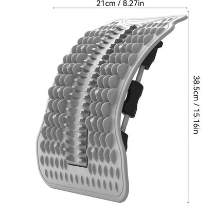 Adjustable Lumbar Back Stretcher - Ergonomic Spine Decompressor for Pain Relief