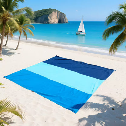 Oversized Beach & Picnic Blanket - Sandproof, Portable for Camping, Hiking, Travel