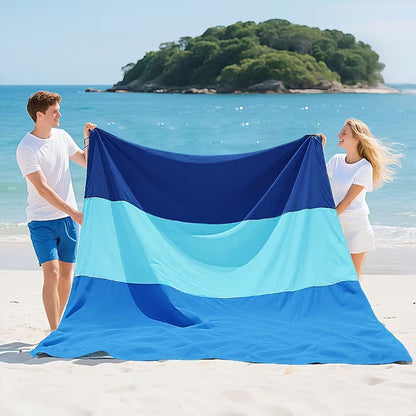 Oversized Beach & Picnic Blanket - Sandproof, Portable for Camping, Hiking, Travel
