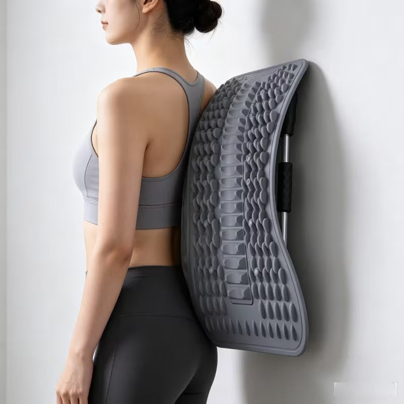 Adjustable Lumbar Back Stretcher - Ergonomic Spine Decompressor for Pain Relief